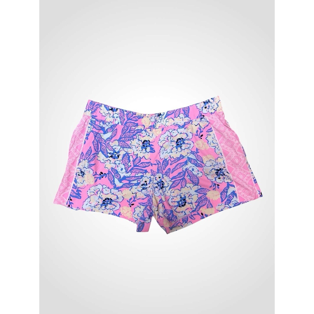 New Lilly Pulitzer 5" Shorts XL Bal Harbour totally Koalafied purple pink Flora